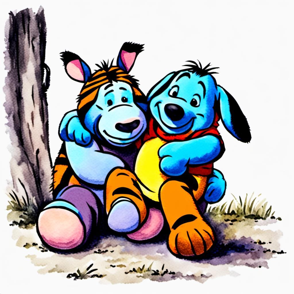 Eeyore and Tigger: A Classic Friendship