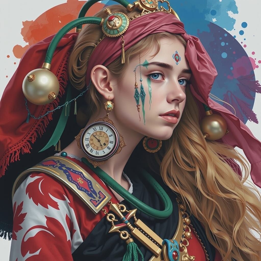 Abstract Geometric Curves and Spirals in Motion