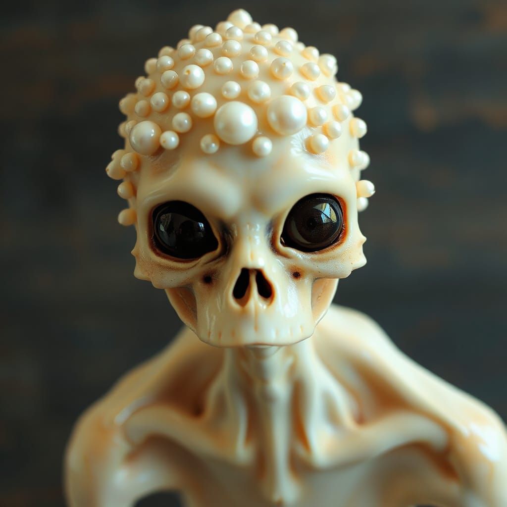 Ethereal Macro Still Life in a Surreal Latex Setting