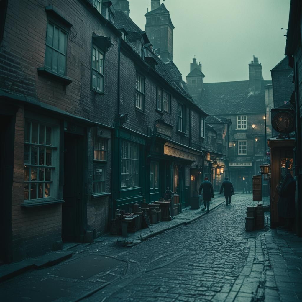 Cobblers Passage: Cinematic Film Still