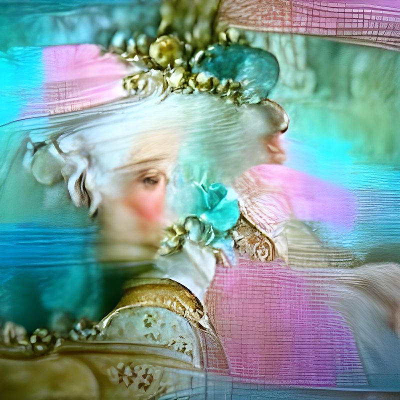 Marie Antoinette in Beautiful Renaissance Pastel Painting