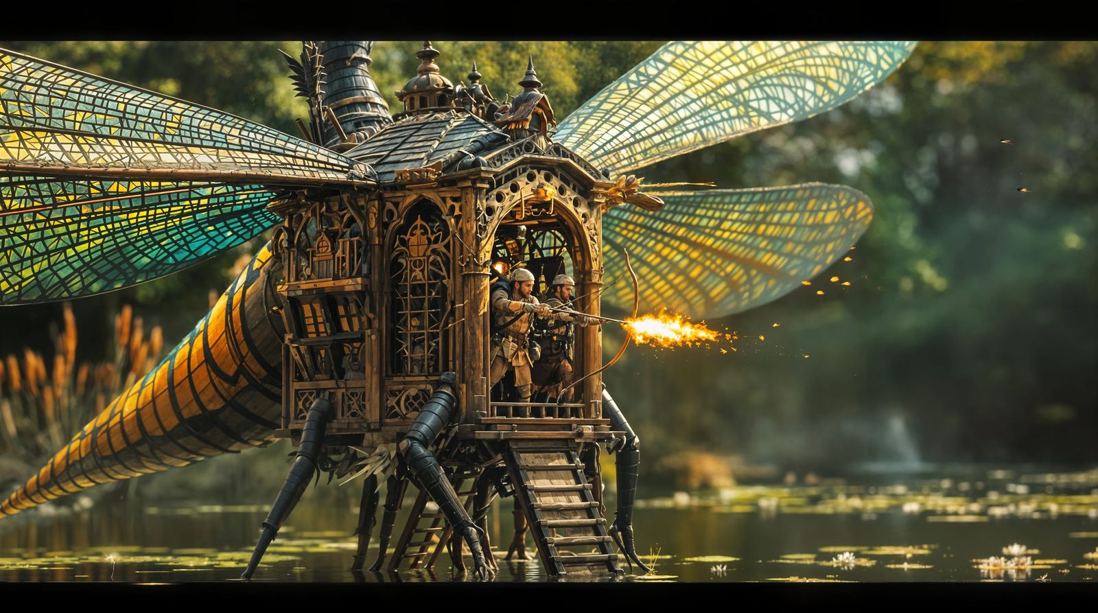 Dragonfly Pirates on a Cinematic Quest