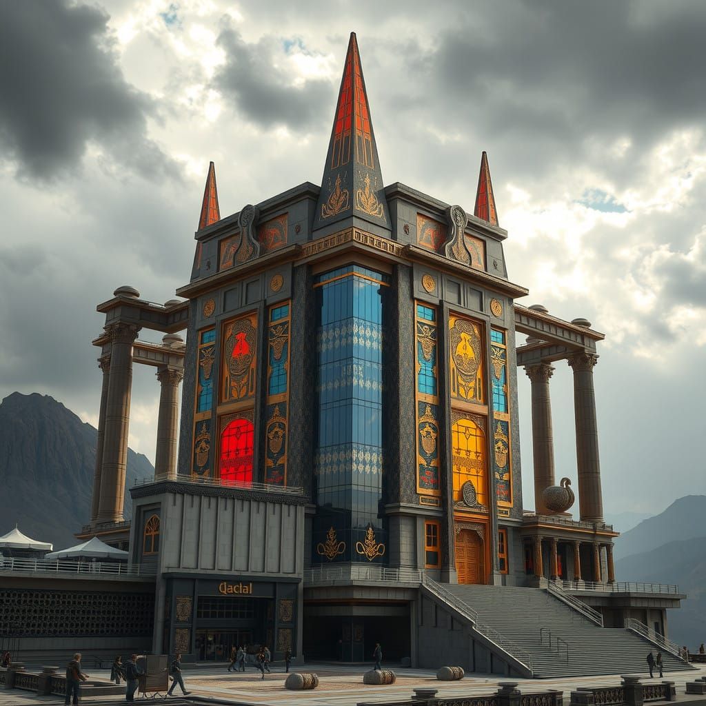 Modern Citadel Rises from Hyrcania Valley, Fusing Ancient an...