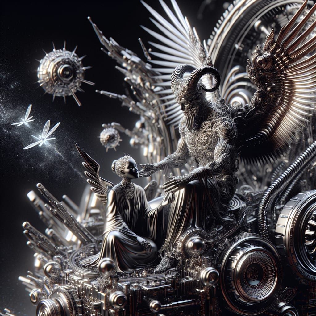 Epic Sci-Fi: Horned God and Angel Comfort