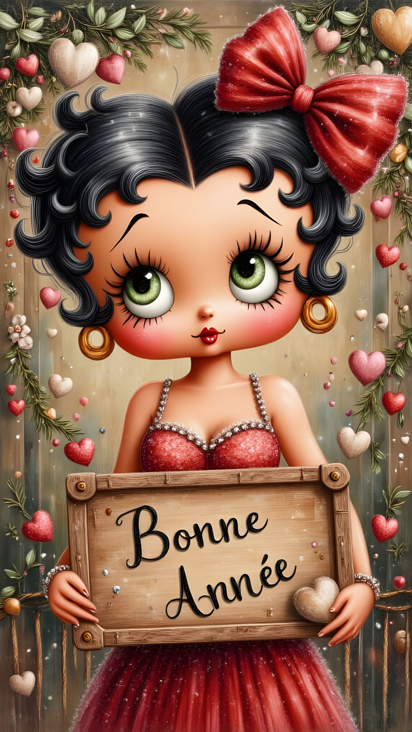 Betty Boop at Gatsby New Year's Eve Ball