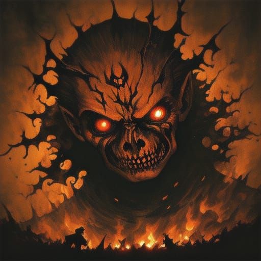 Demon of Twisted Scream in Hellish Butcher's Lair