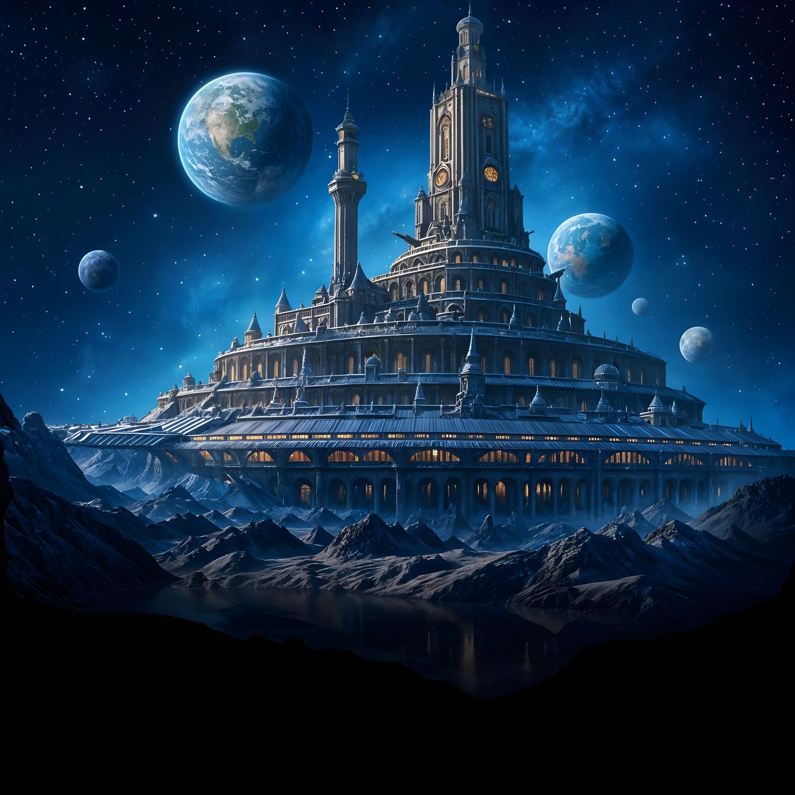 Island Floating in a Cosmic Blue Universe