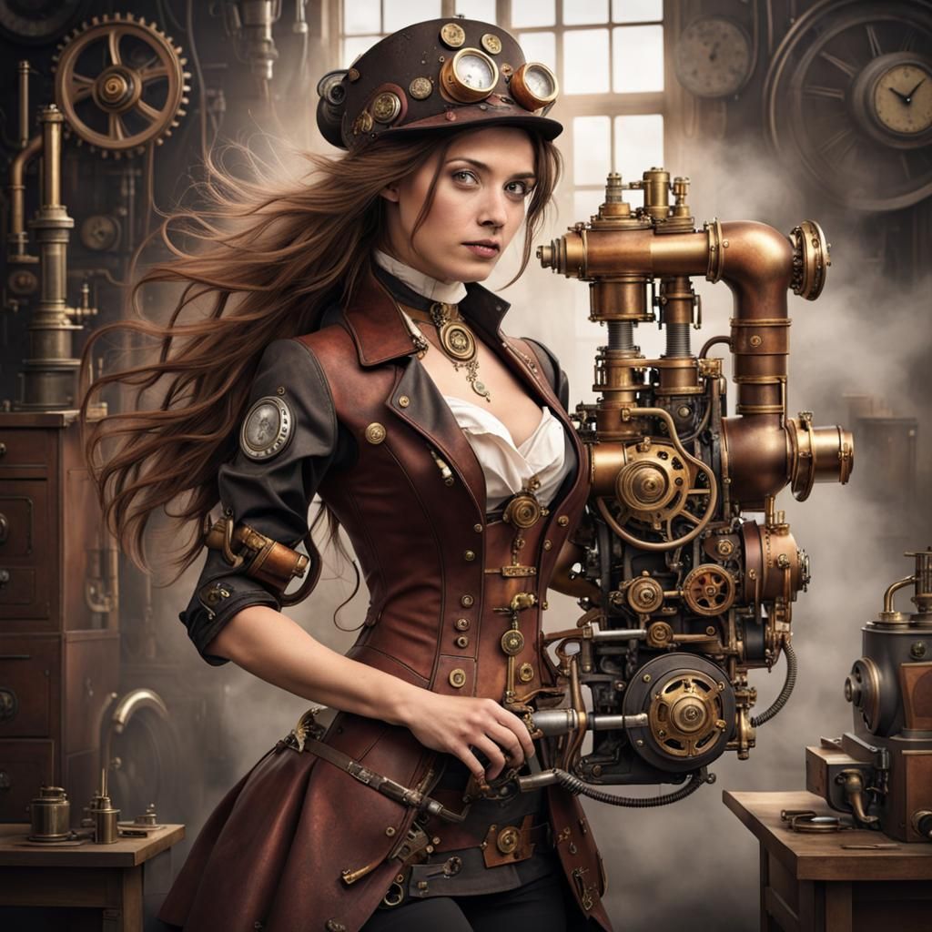 Steampunk Inventor Creates New Engine Design