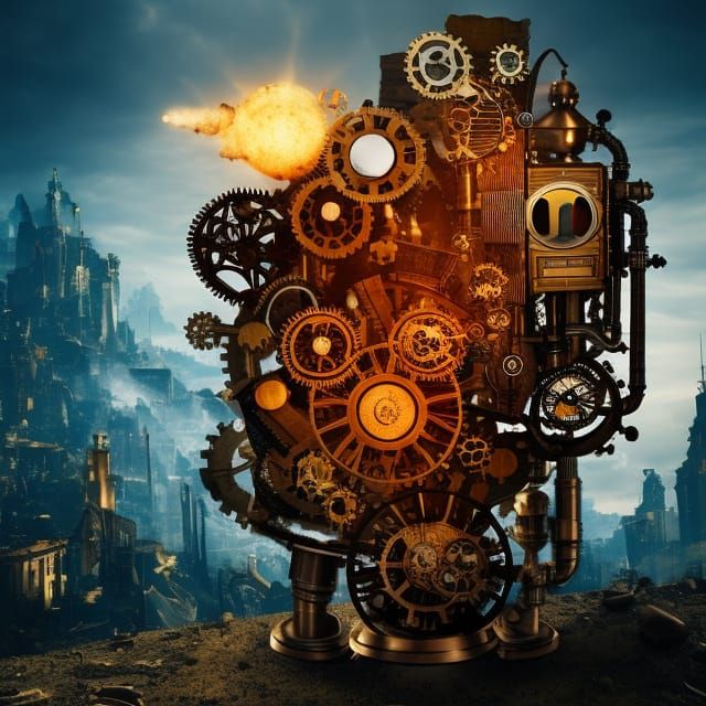 Steampunk Engine: Civilization's End in Anachronistic 8k