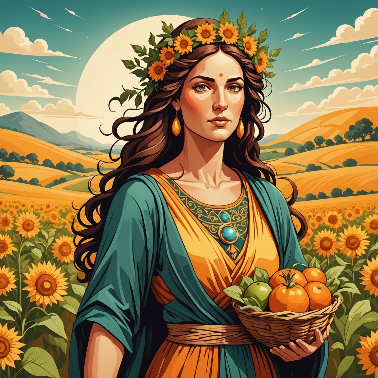Demeter: Goddess of Harvest, Fertility, and Earth