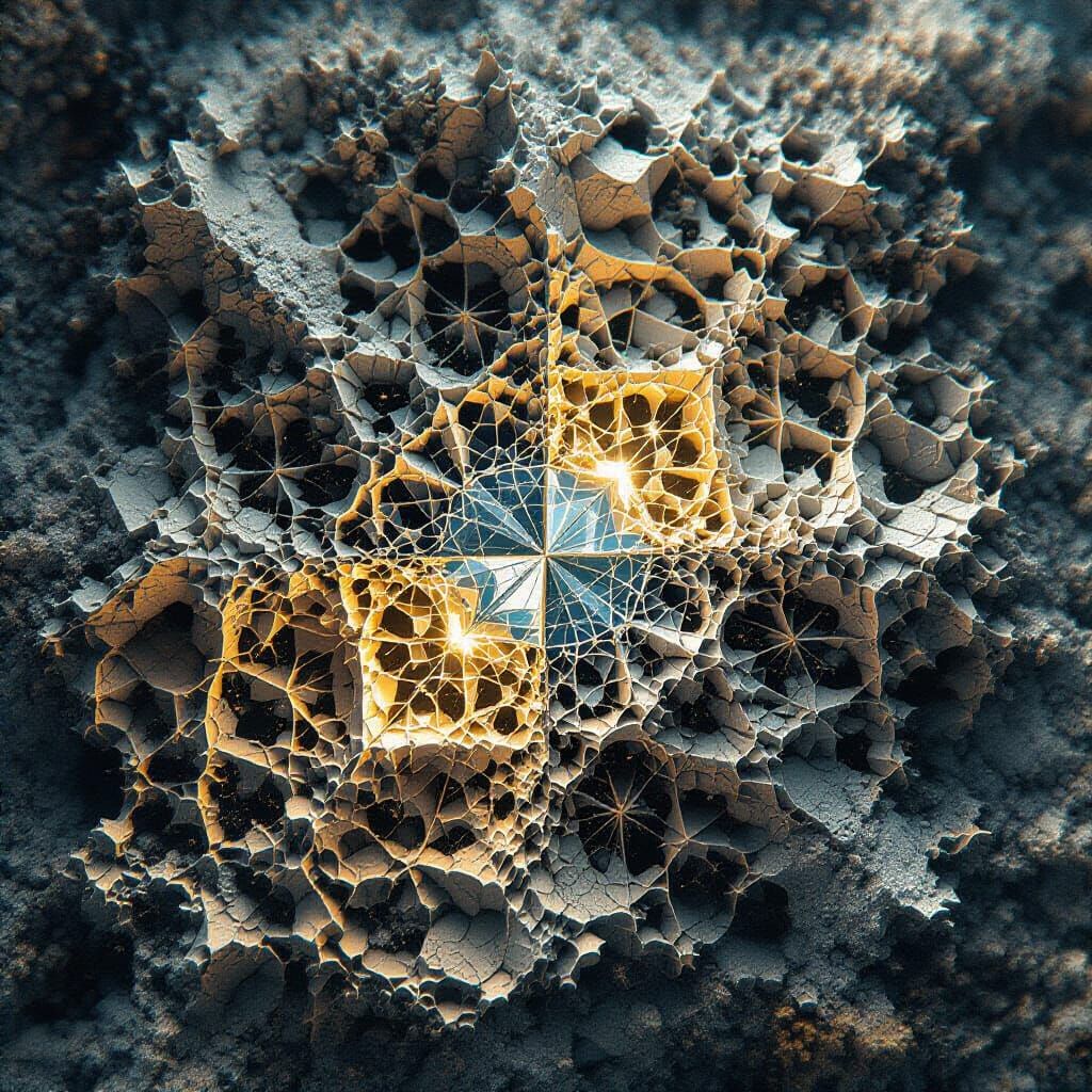 Geometric Shapes in Ferrofluid and Magnets Cinematic Film St...