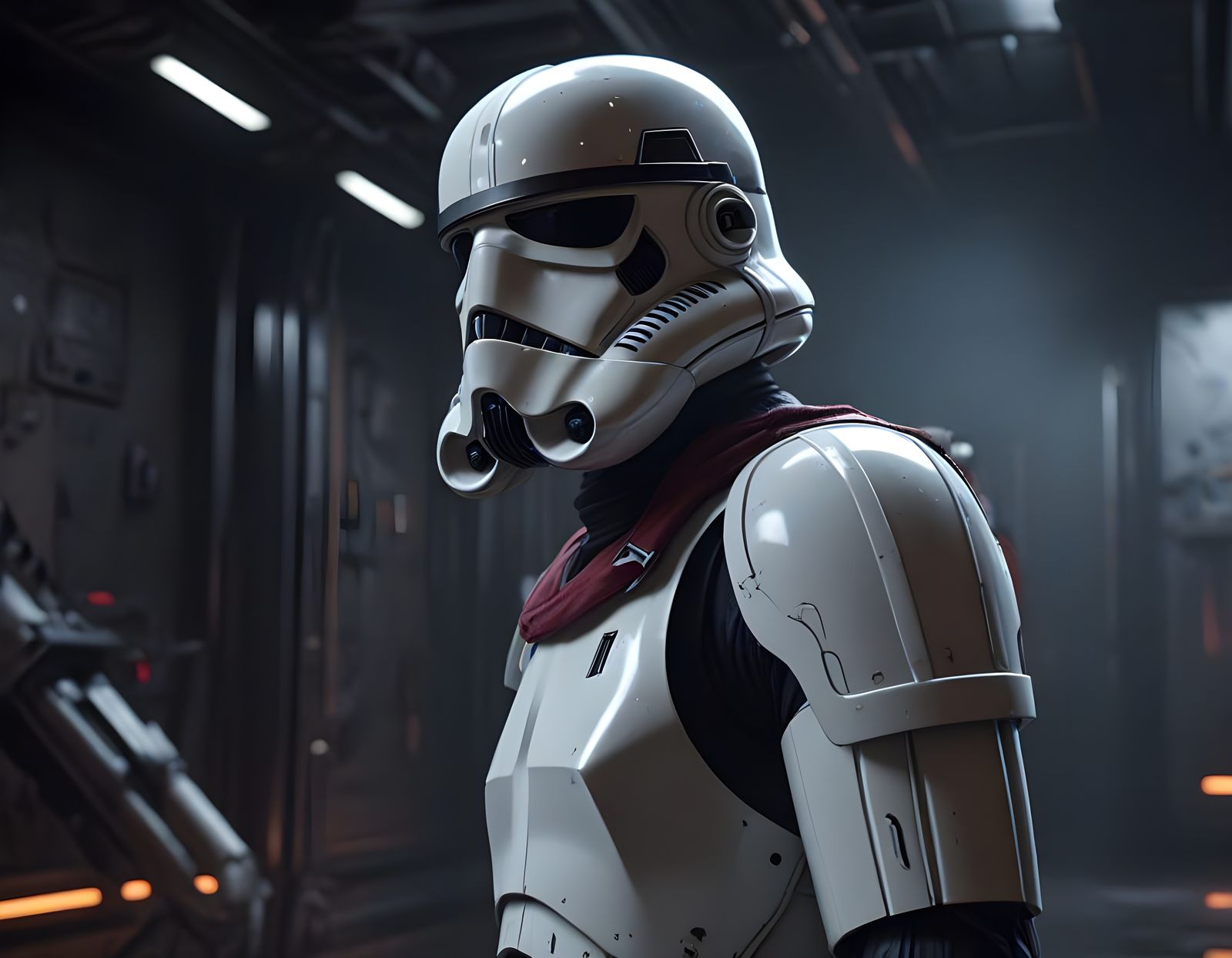 Star Wars Stormtrooper in Ominous, Elegant 8K Color
