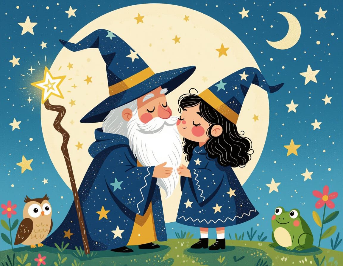 Proud grandpa and granddaughter!