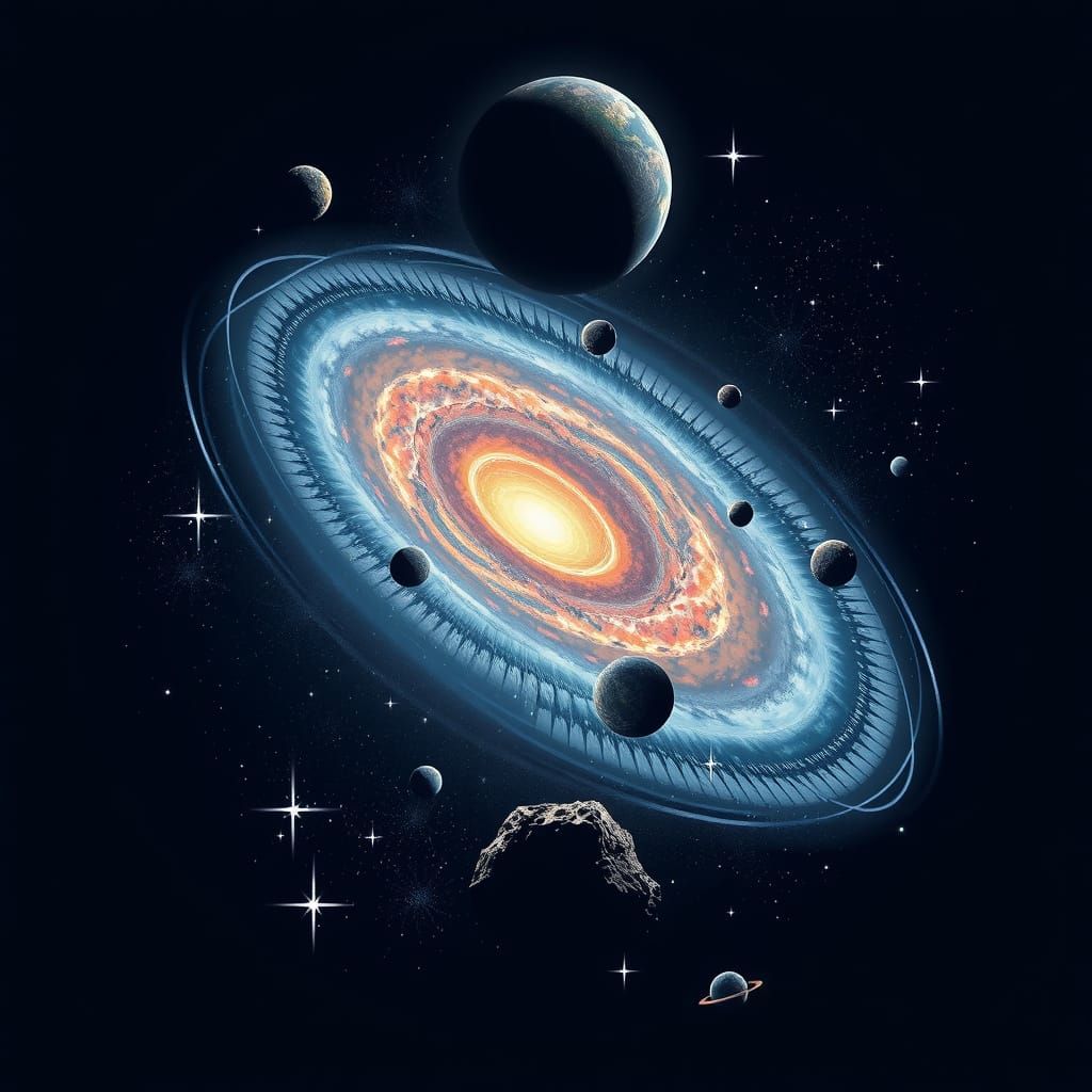 Galaxy of the cuboid planets