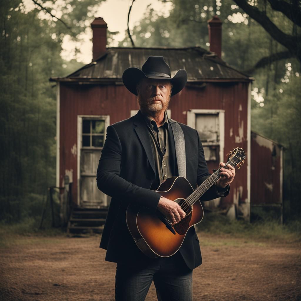 Southern Gothic Album Cover: Early 2000s Aesthetic