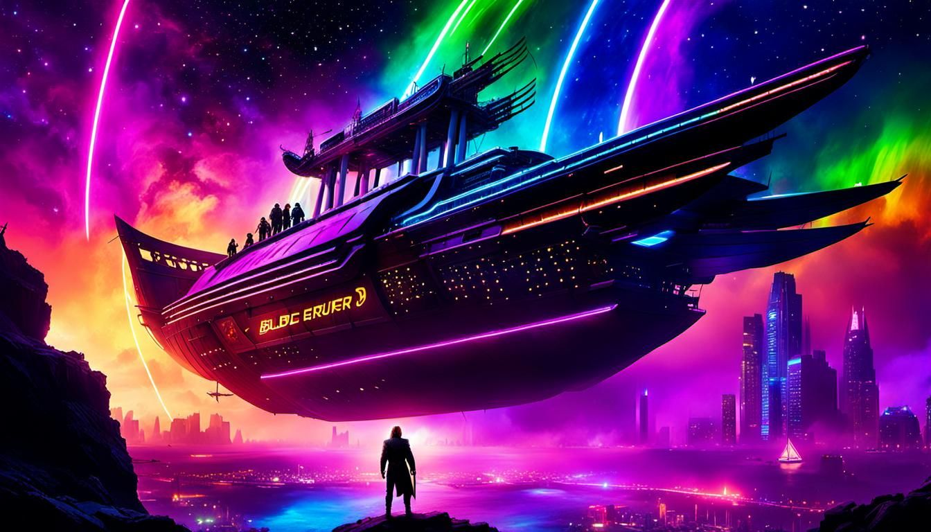 Thor, Angel-Winged Pirate, Sails Rainbow Bridge