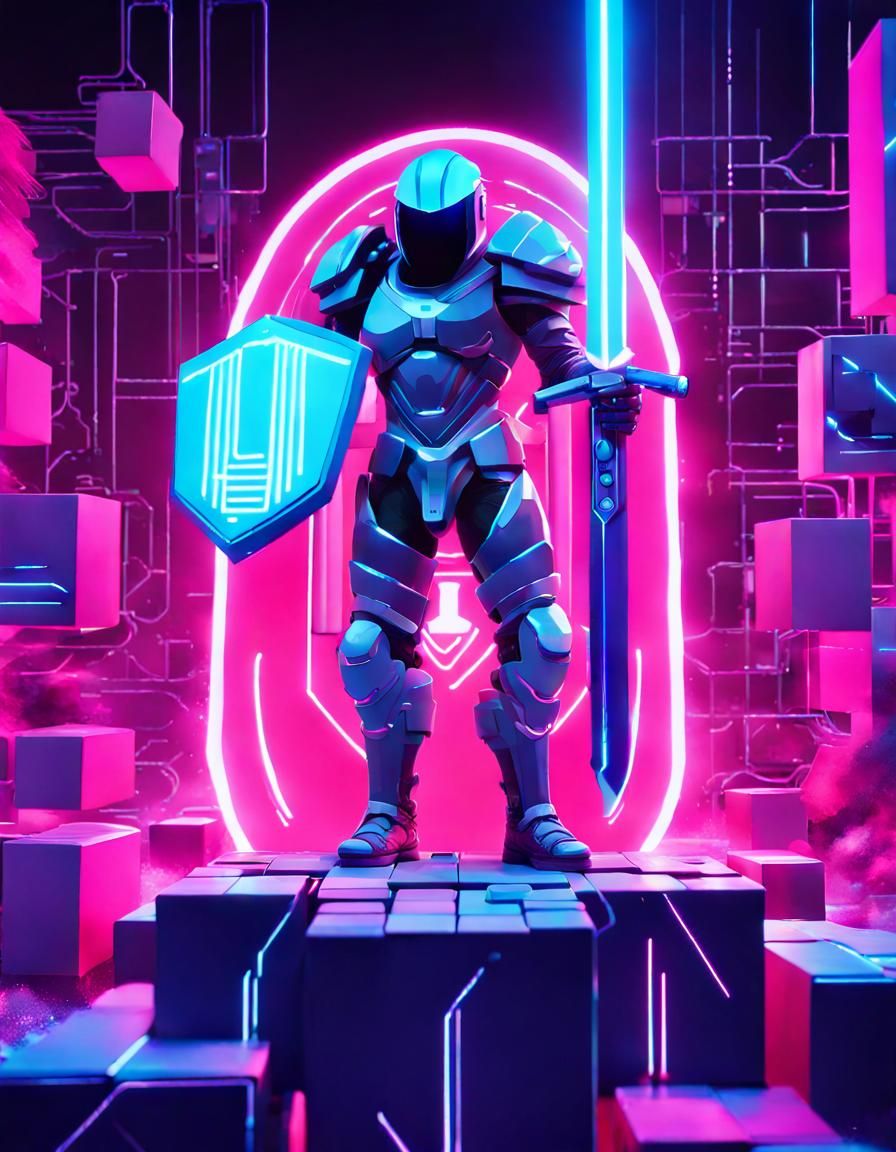 Cyber Warrior with Game Controller Shield