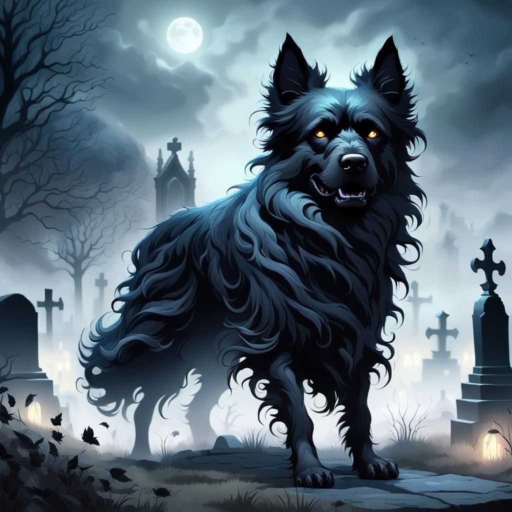 The Grim, ready to startle grave-robbers