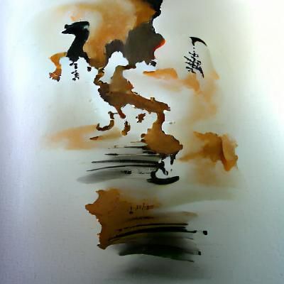 Modern European Ink Painting