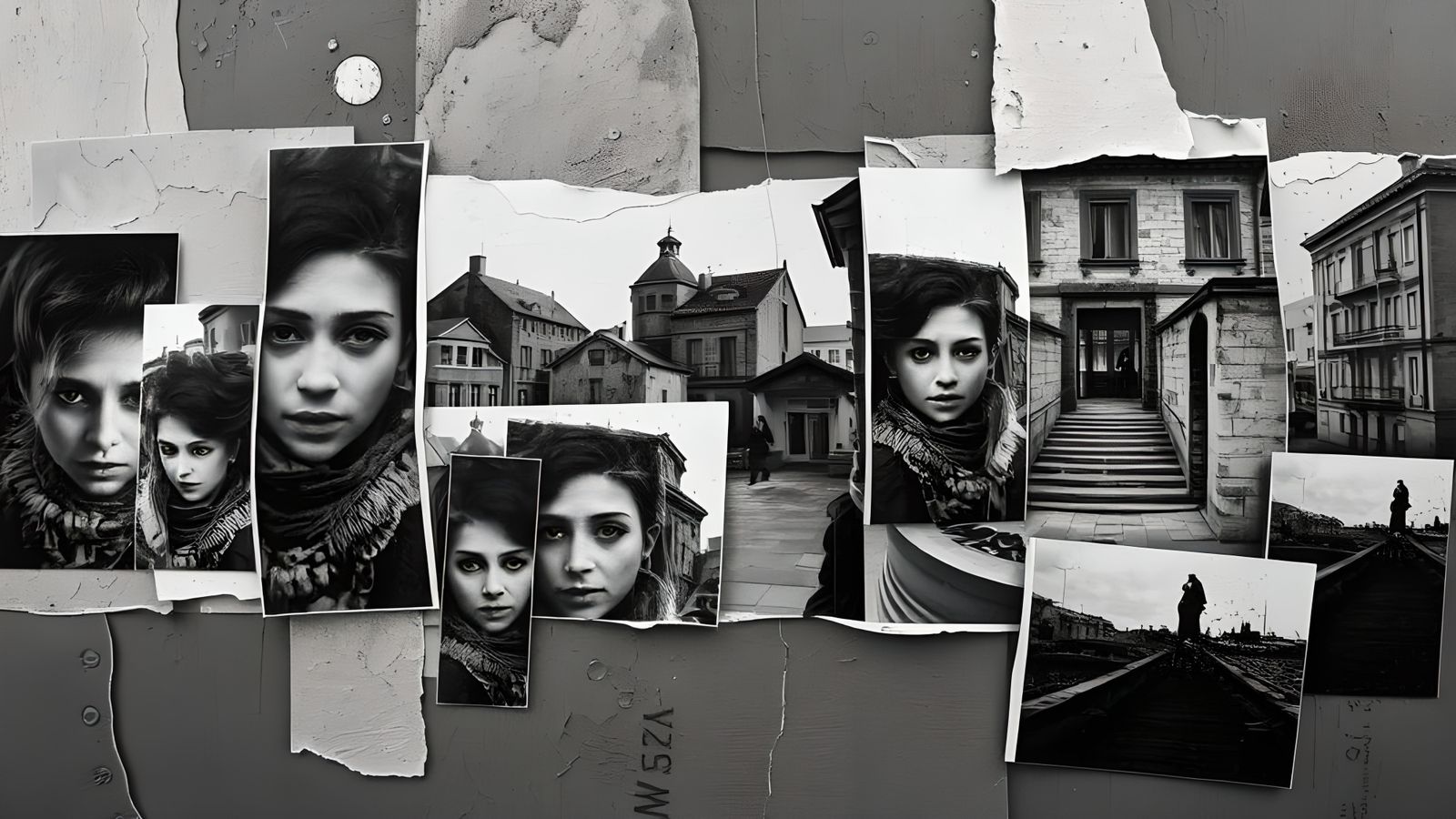 Surreal Cubist Melting Photographs in Oil Painting Style