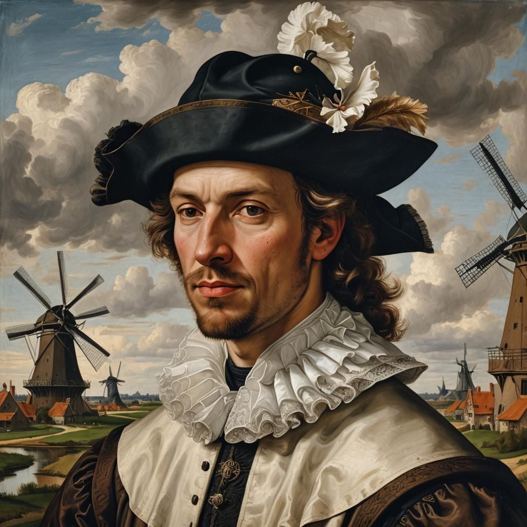 Netherlandish Renaissance Portrait of Adriaan Dammaszn Alema...