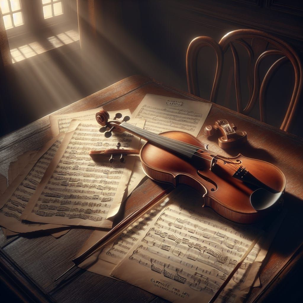 Elegant Study in Music Composition