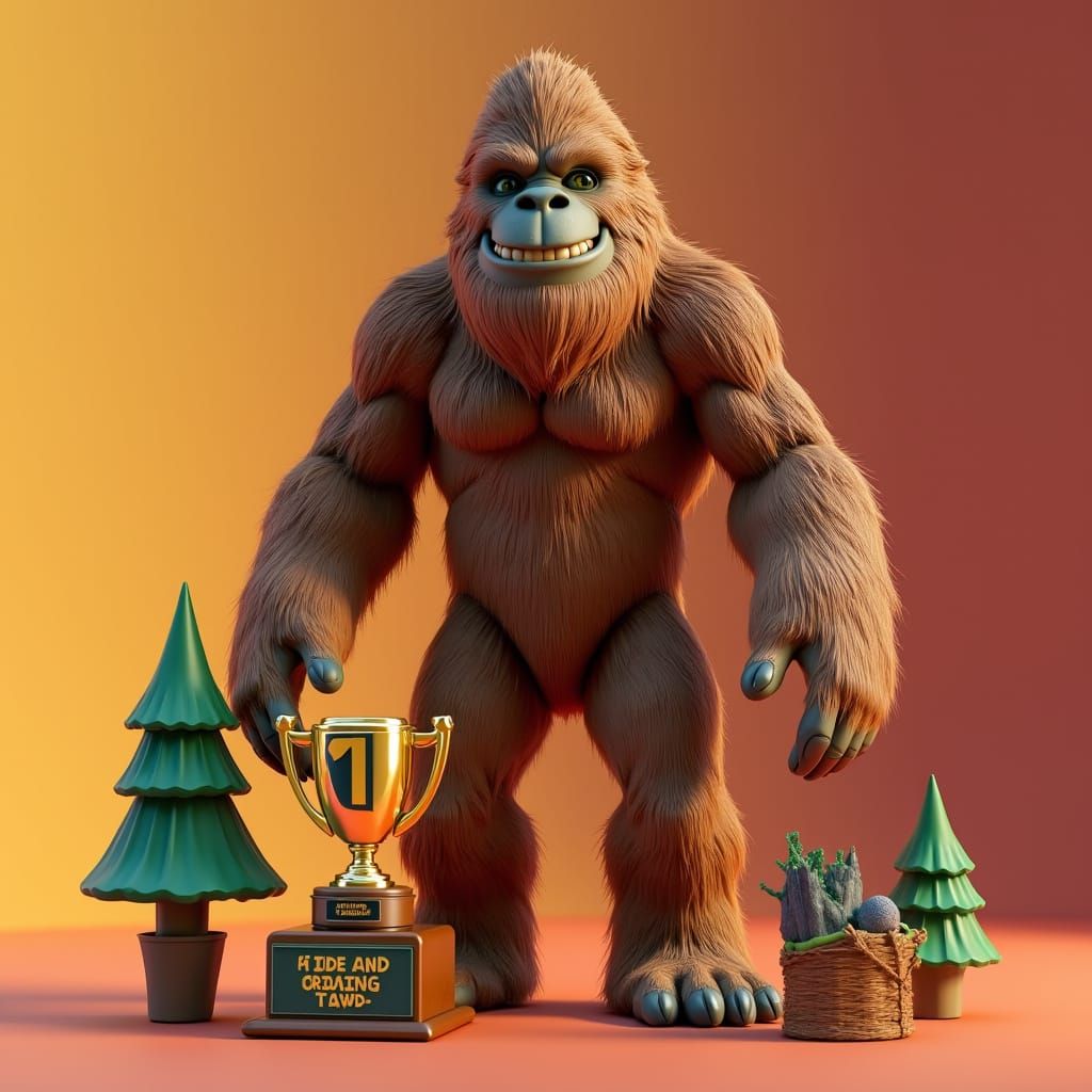 Big Foot Action Figure in a Vibrant Boxed Set