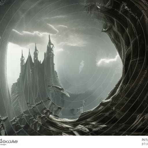 Friendly Monsters in Epic Cinematic Digital Painting