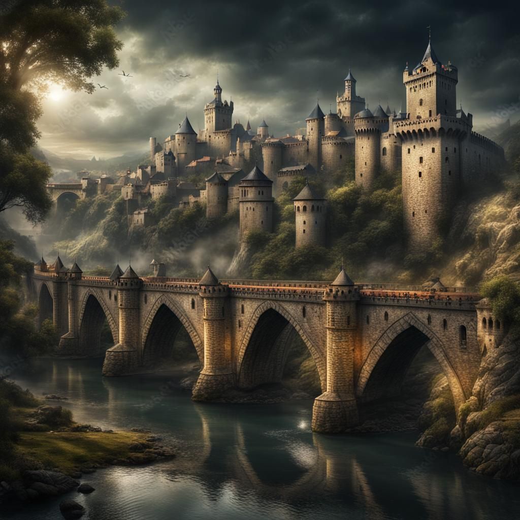 Dark Fantasy Medieval Spanish Border Town