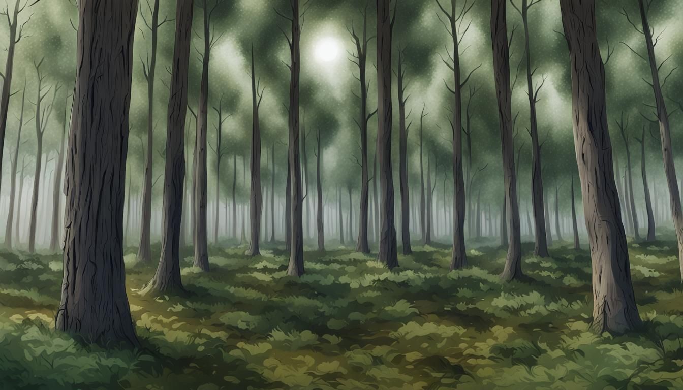 Hyperrealistic Whispering Trees in Detailed Wood