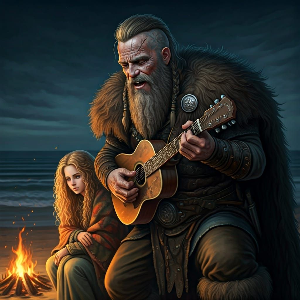 Viking Ballad Under a Starless Sky