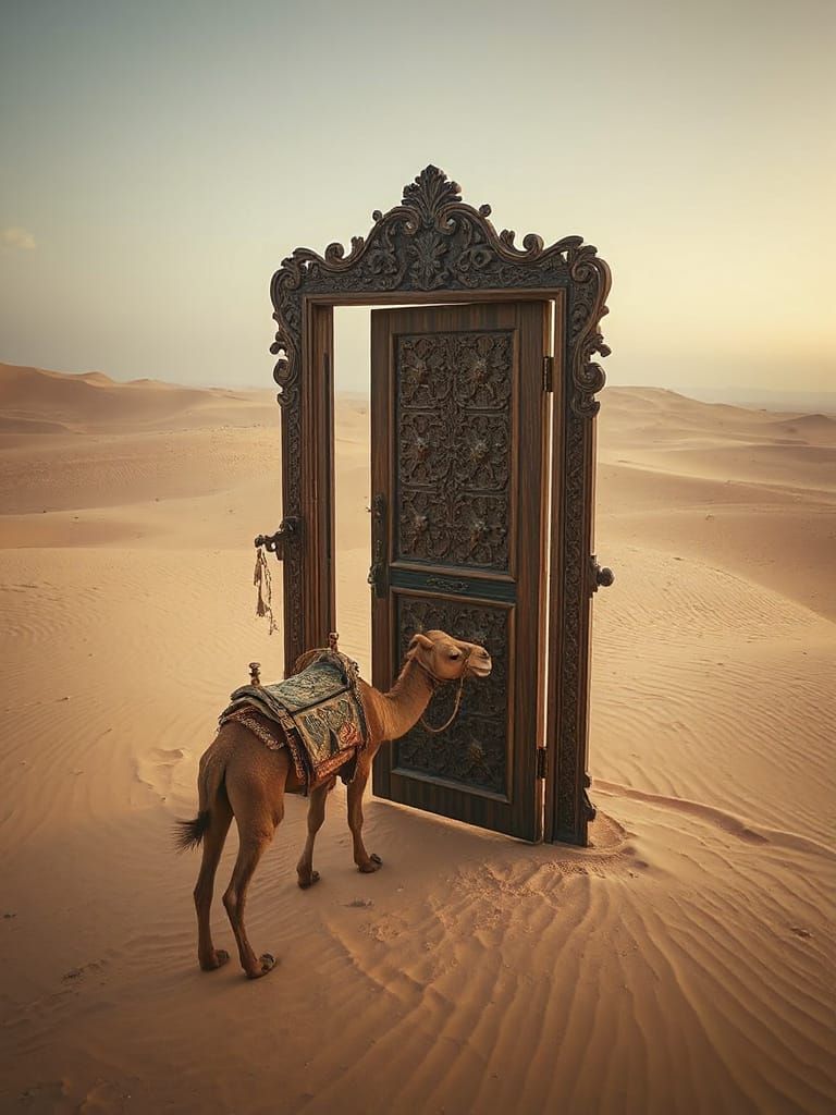 A door in a dessert