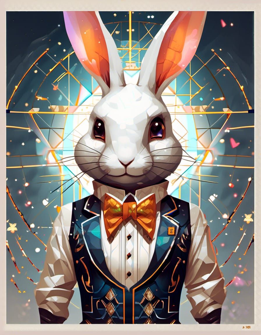 Rabbit Isekai Character with Shiny Aura