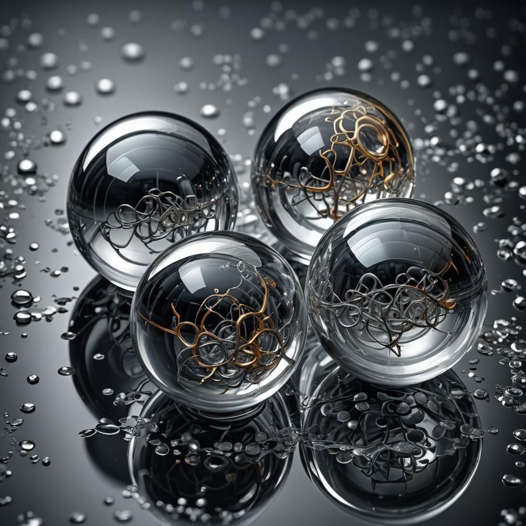 Hyperrealistic Glass Spheres in High Definition