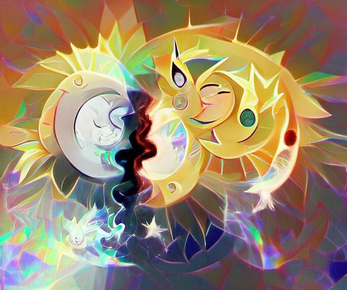 Dramatic Collision of Sun and Moon