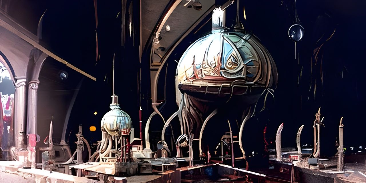 Eldritch Power Generator in Istanbul Bazaar