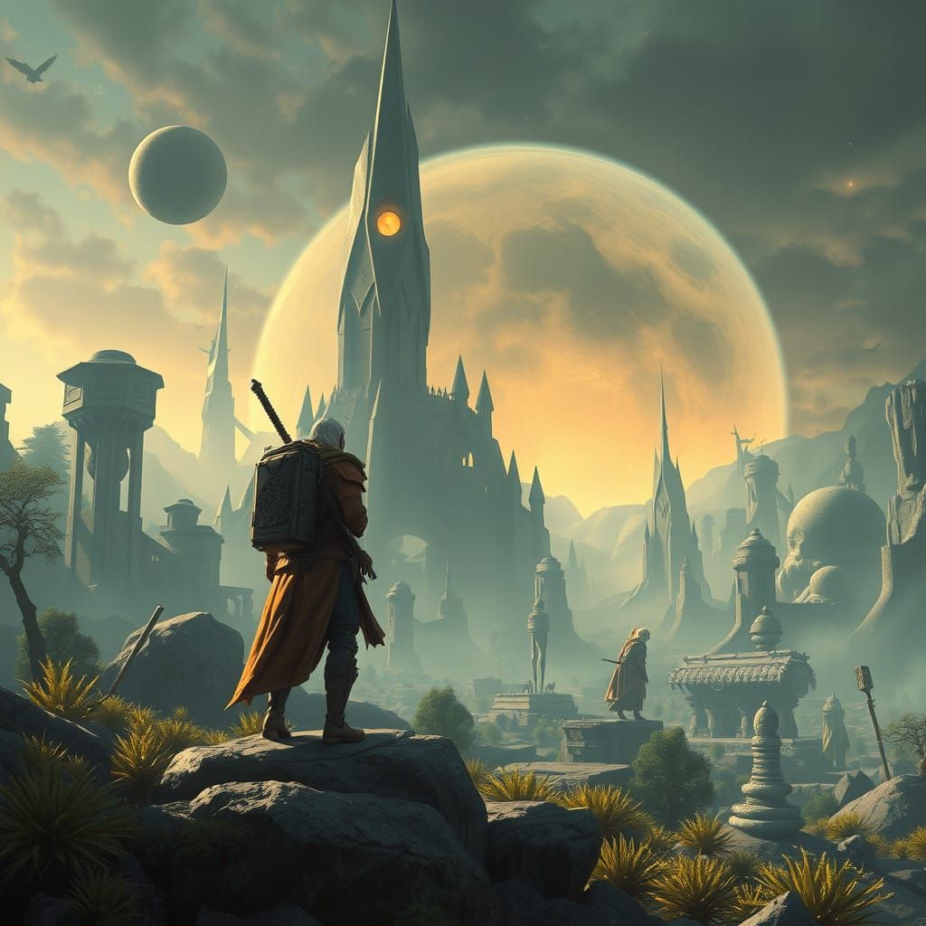 A Futuristic Sci-Fi Scene Inspired by Travian