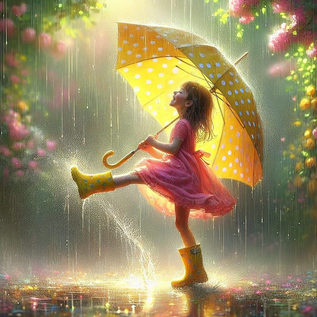 🌼 Sunshine in Her Smile, Raindrops in Her Rhythm 🎶