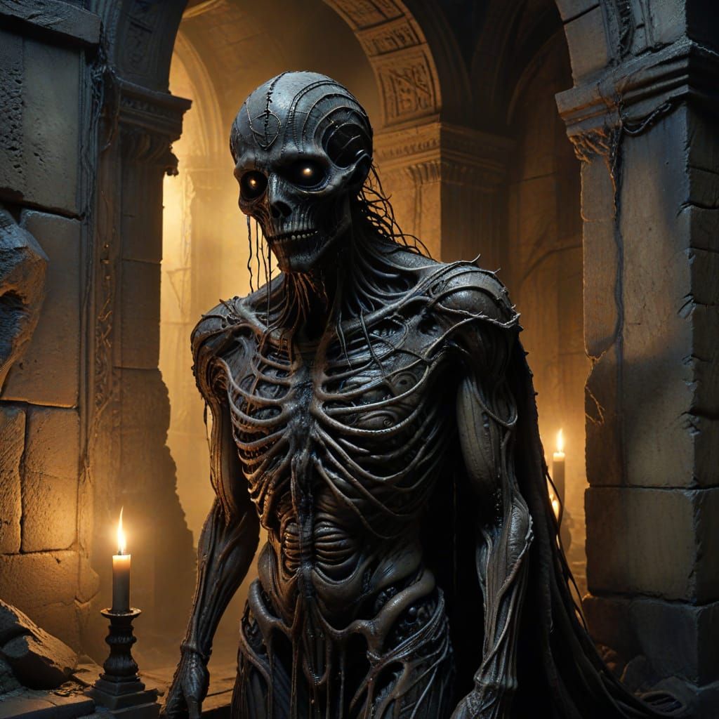 Eldritch Mummy Unveiled in Forgotten Parisian Tomb