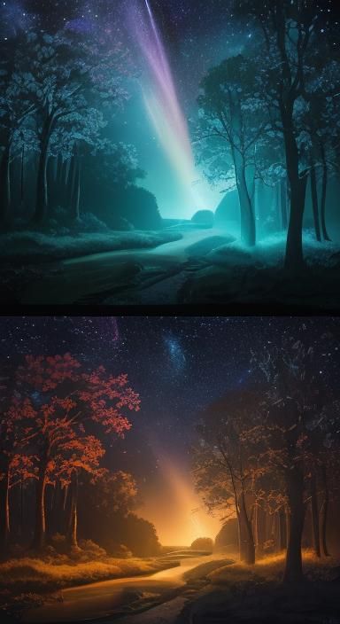 Dutch Village at Twilight: Impressionist Oil Painting