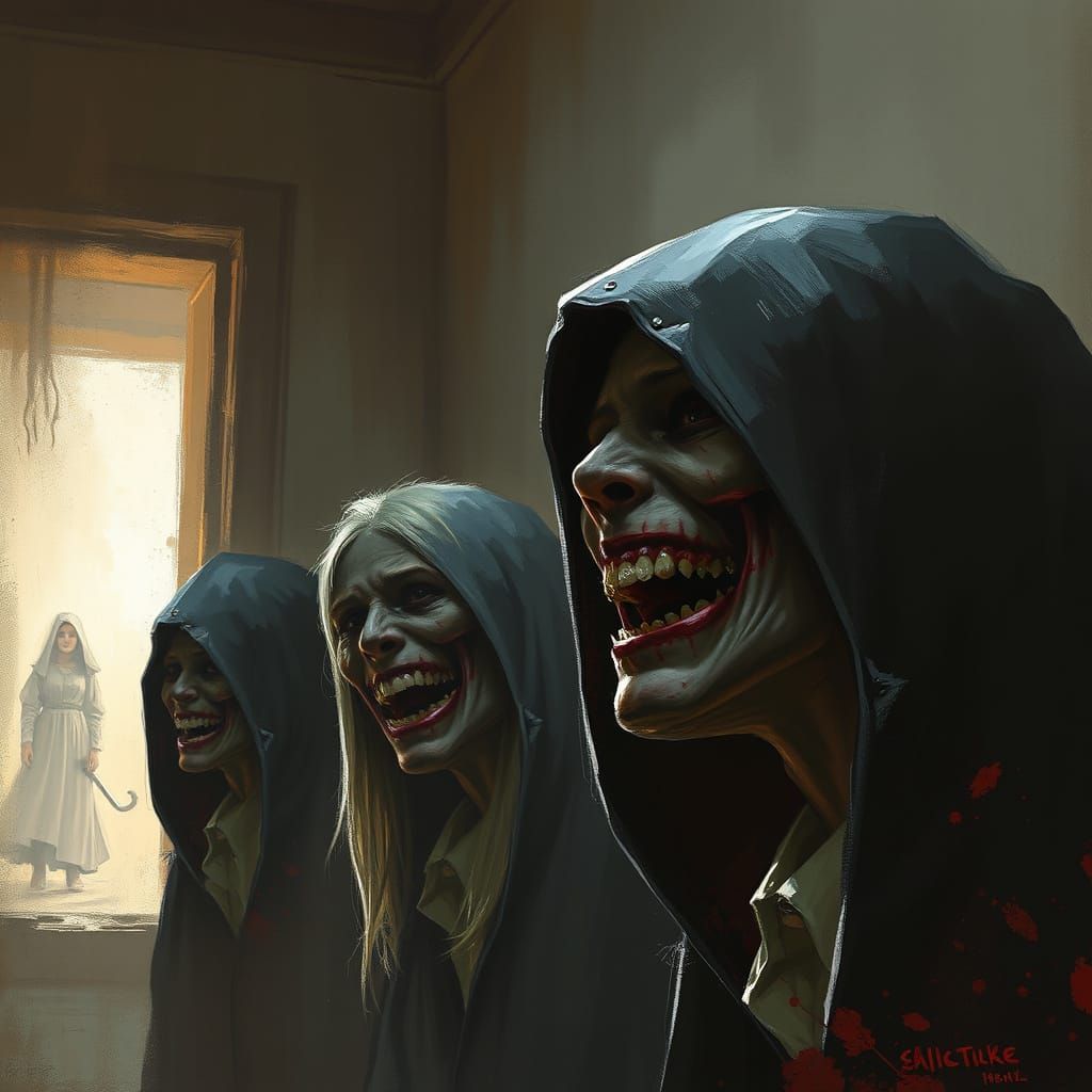 Creepy Smile in a Sinister Realm