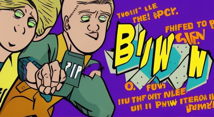 Pop Art 'BIFF! BANG! POW!' in Comic Sans