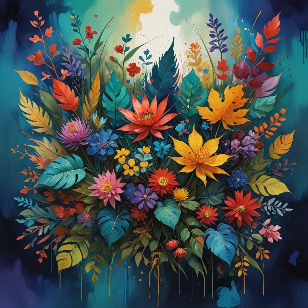 Ethereal Grid of Life and Source