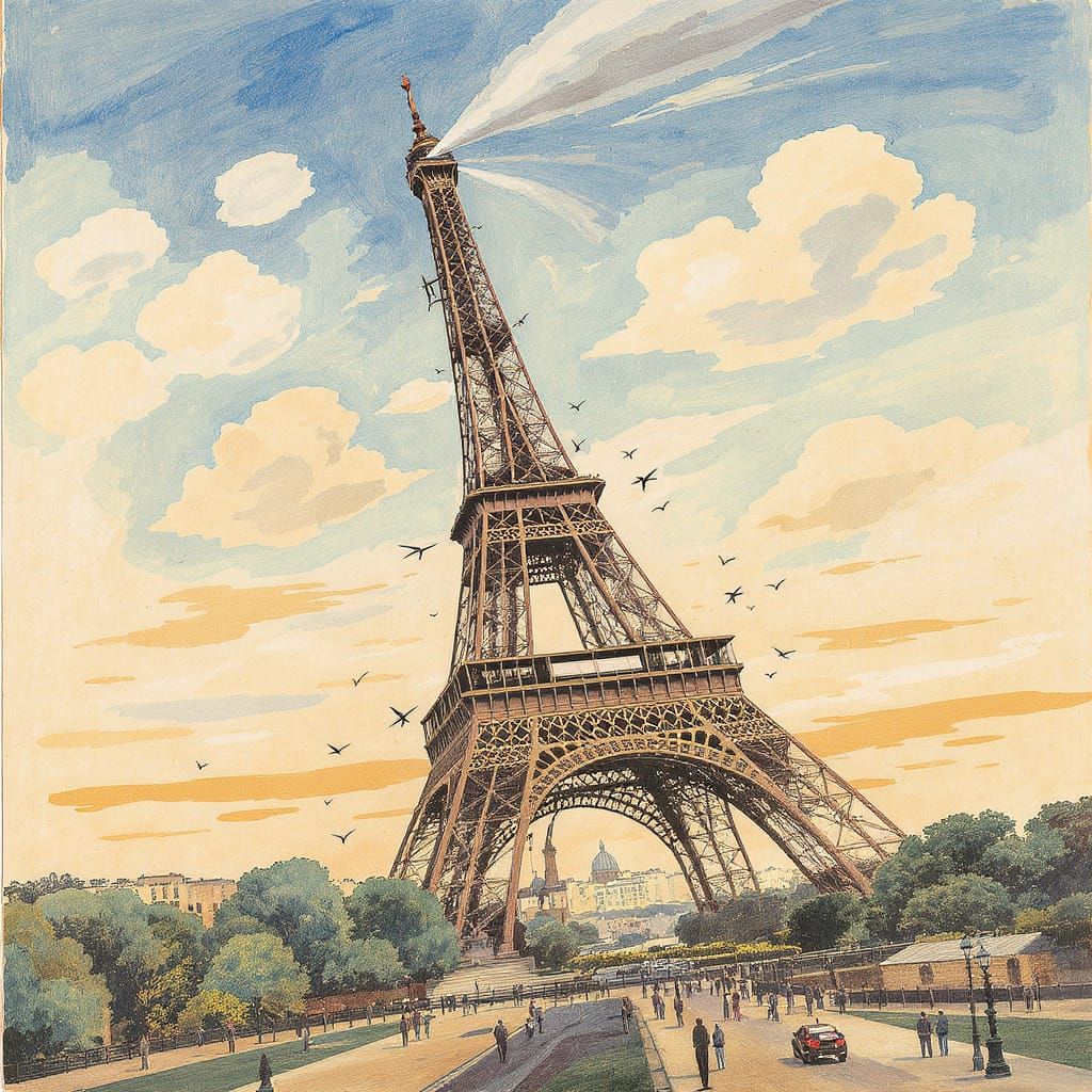 Surreal Eiffel Tower Splinter Removal in Paris