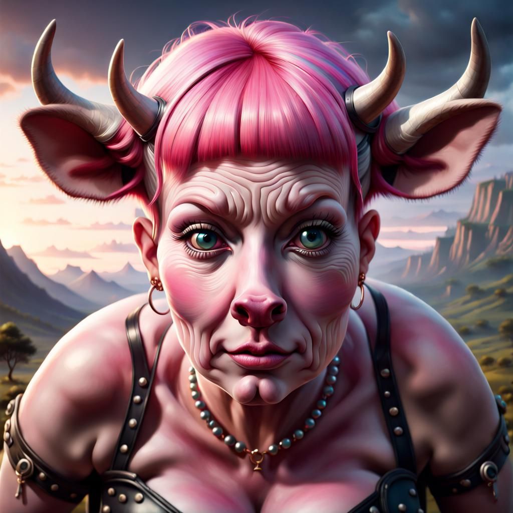 I could be queen, princess or a fairy but I'm a cow... and I like it