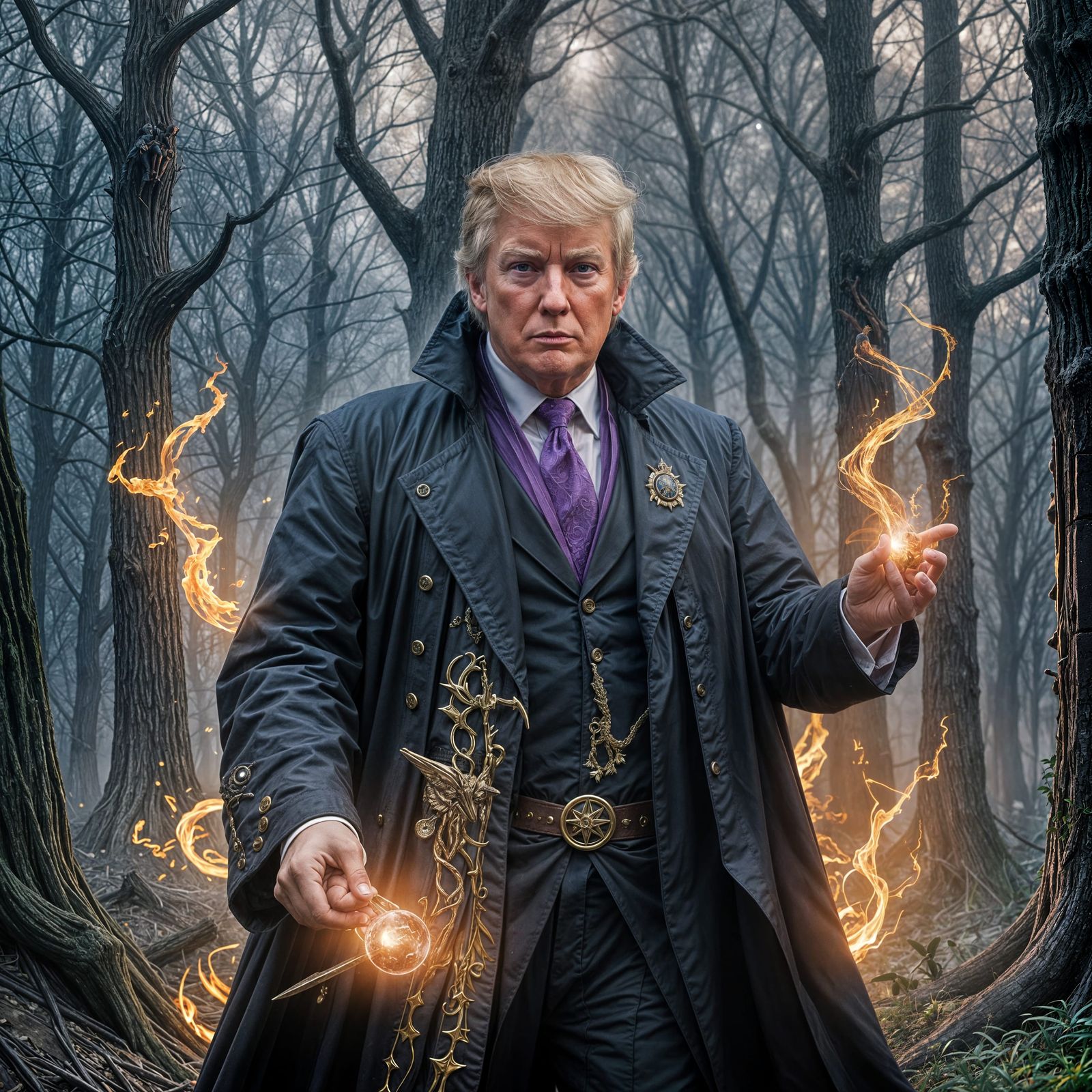 Trump as a Dark Fantasy Warlock