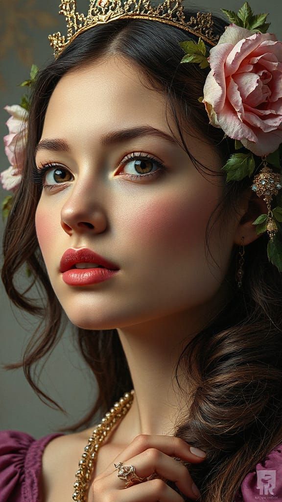 Fantasy Portrait of a Girl in Fauvist Style