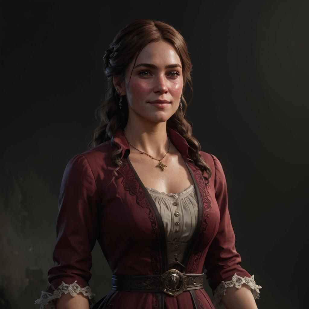 Mary-Beth Gaskill Portrait in Detailed Digital Art Style