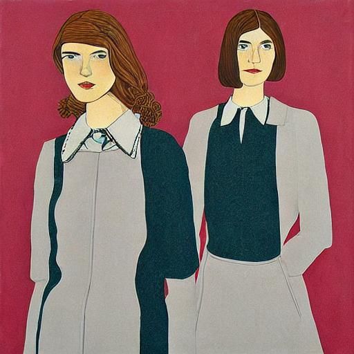 Girls in Graphic Gerd Arntz Style