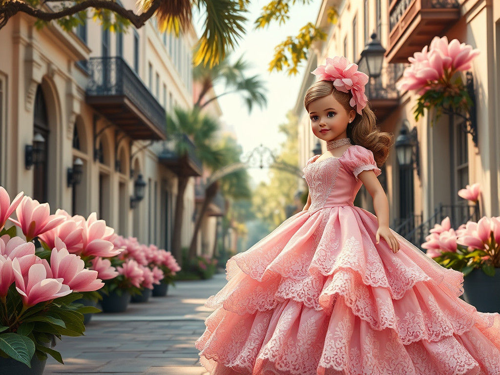 Barbie in Charleston: Dreamy Antebellum Portrait